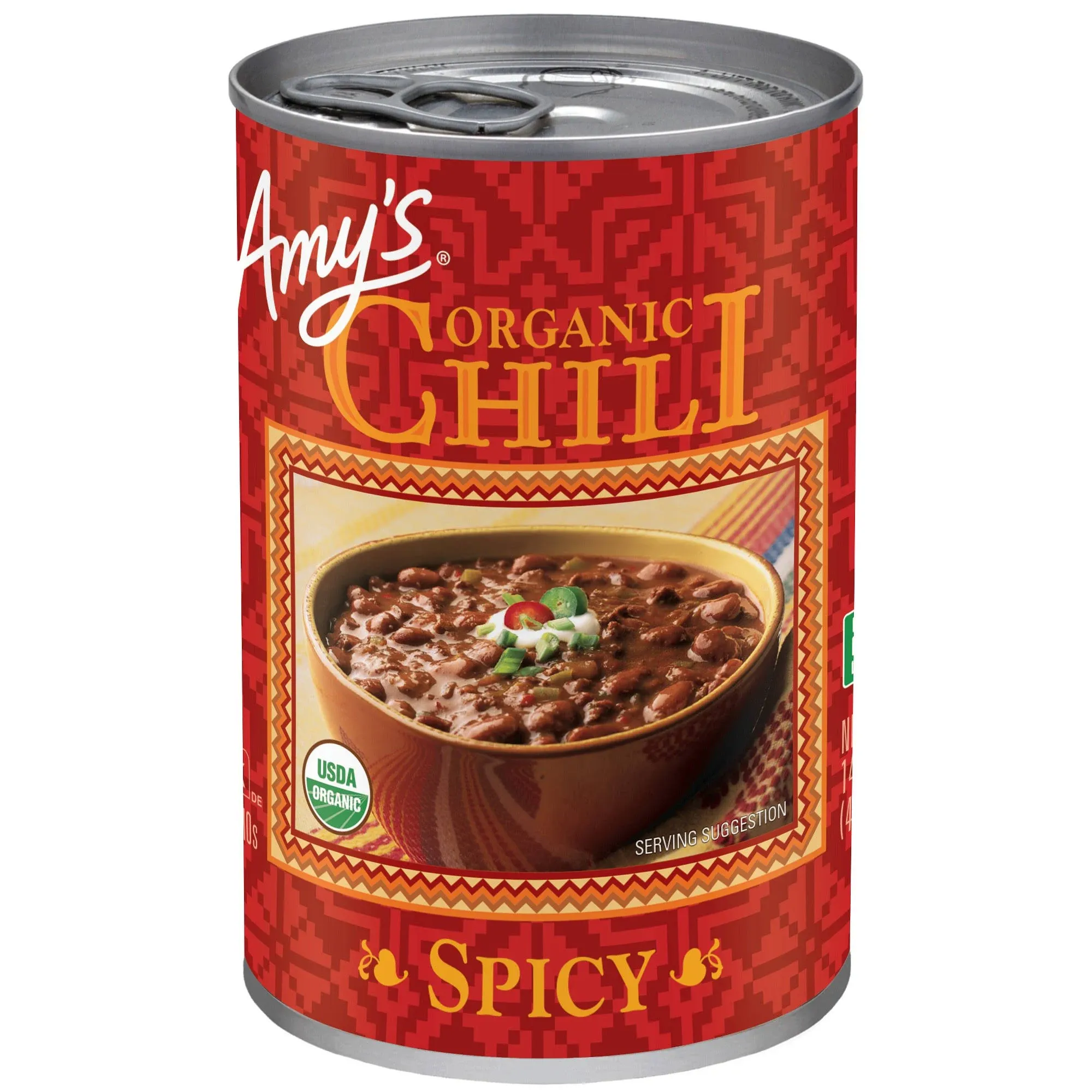 Amys, Organic Spicy Chili Soup Gluten Free, 14.7 Oz(Case Of 12)