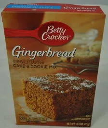 Betty Crocker Gingerbread Cake and Cookie Mix, 14.5 Ounce -- 12 per case