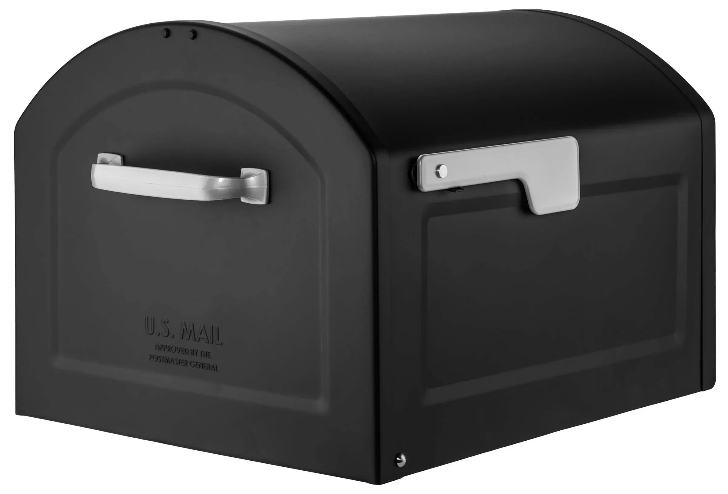 Architectural Mailboxes Centennial Post-Mount Mailbox Black - Extra Large