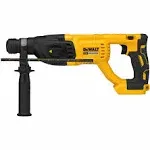 DEWALT DCH133B Rotary Hammer, Tool Only, 20 V, 1 in Chuck, SDS-Plus Chuck, 0 to 5550 bpm, 0 to 1500 rpm Speed