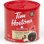 Tim Hortons Original Blend, Medium Roast Ground Coffee, Canada’s Favorite Coffee, Made with 100% Arabica Beans, 32.8 Ounce Canister