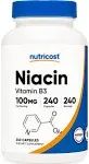 Nutricost Niacin Vitamin B3 Capsules