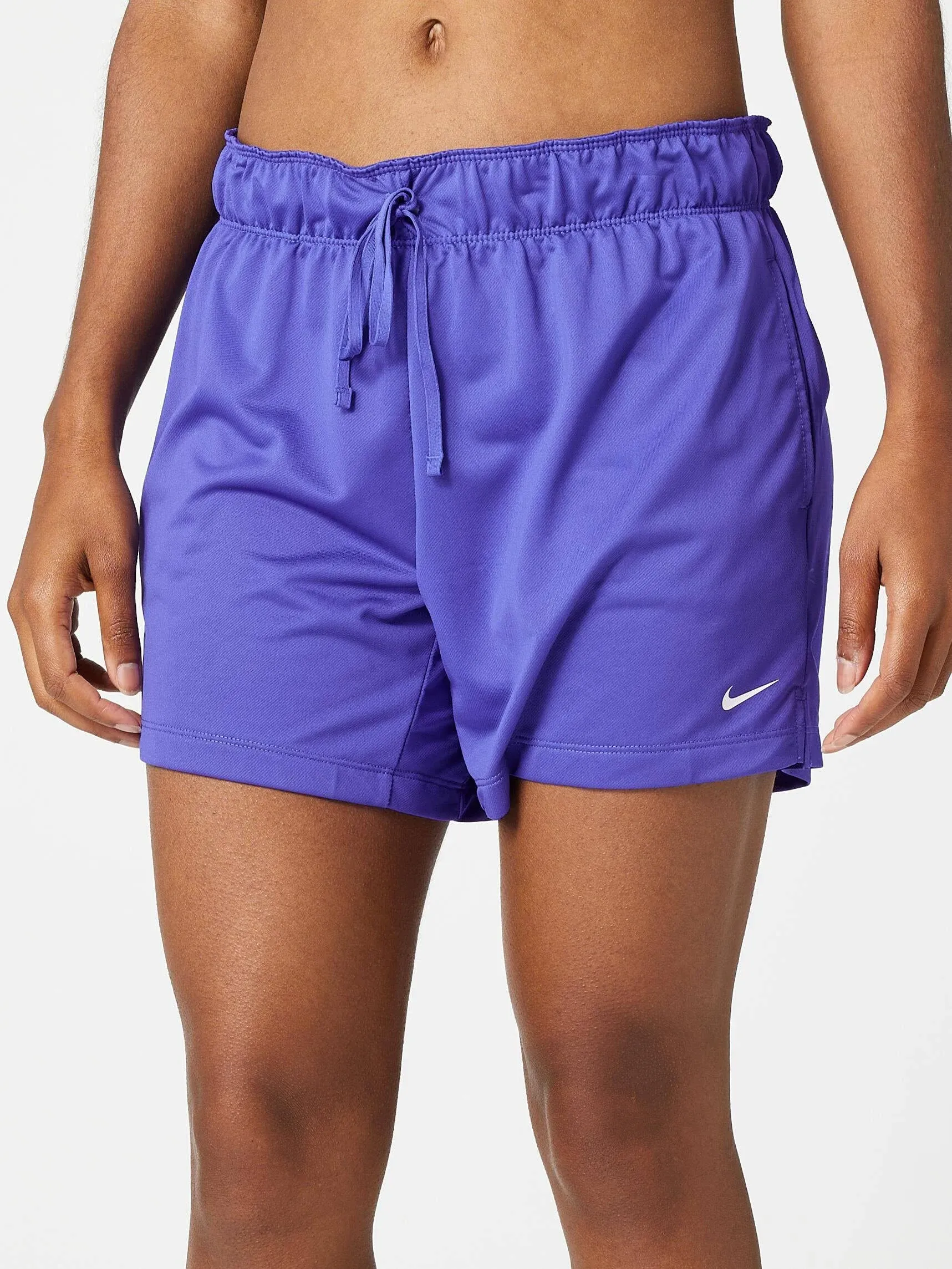 NEW Women&#039;s Nike Attack Fold Over Shorts Purple Size Medium DA0319-430