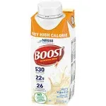 Boost Very High Calorie Strawberry Oral Supplement, 8 oz. Carton