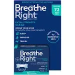 Breathe Right Extra Strength Nasal Strips (Clear) 72 Strips