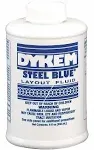 Dykem 04005 Blue Layout Fluid - 8 oz Brush-In-Cap Bottle - 80400 [PRICE is per EACH]