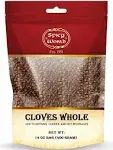 spicy world whole cloves bulk 14 oz bag  premium quality  great for foods clo