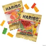 Haribo Gummy Bear Mini Packs (37 Packs)