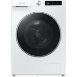 Samsung - 2.5 cu. ft. Compact Front Load Washer with AI Smart Dial and Super Speed Wash - White