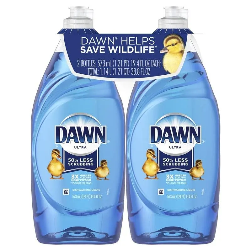 Dawn Ultra Dishwashing Liquid Original 19.4 fl oz 2 Count