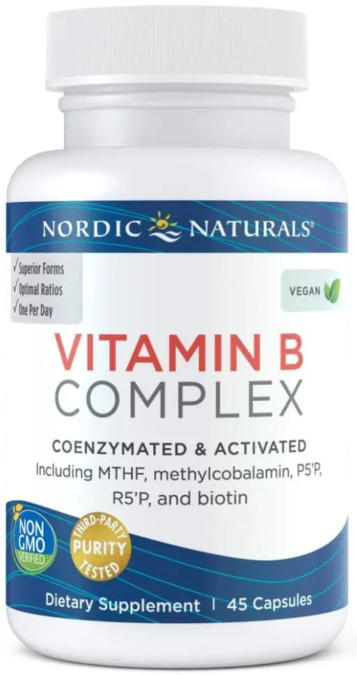 Nordic Naturals, Vitamin B Complex, 45