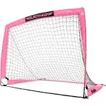 Franklin Sports 4 ft. x 3 ft. Blackhawk Portable Pop-Up Soccer Goal, Pink, Size: 4' x 3'