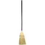 Rubbermaid Commercial Lobby 38" Handle Corn-Fill Broom, Brown