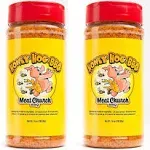 Meat Church BBQ Rub Combo: Two Bottles of Honey Hog (14 oz) BBQ Rub and Seasoning for Meat and Vegetables, Gluten Free, Total of 28 Ounces