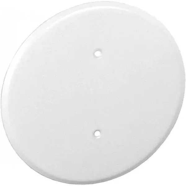 Garvin 1 Pc, 0.0276 Thick White Powder Coated Steel Ceiling Blank-Up Cover