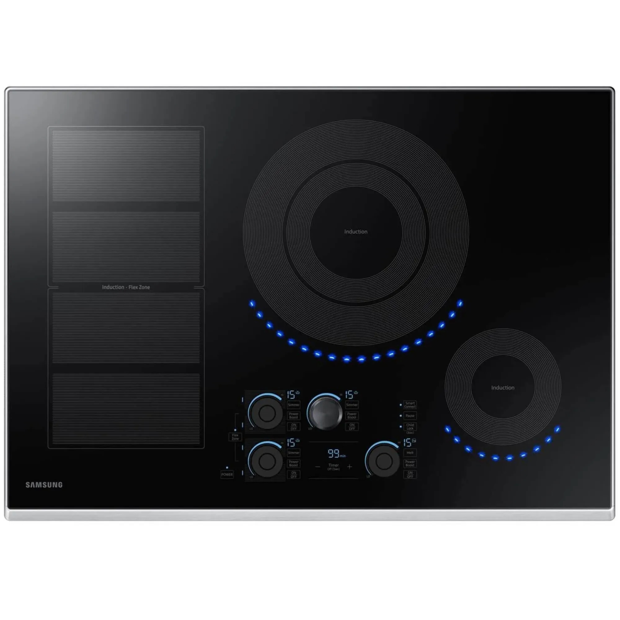 Samsung NZ30K7880US 30" Induction Cooktop - Stainless Steel