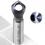 Amoolo Single End Countersink Bit, Cobalt Steel Countersink Drill Bit with Tialn