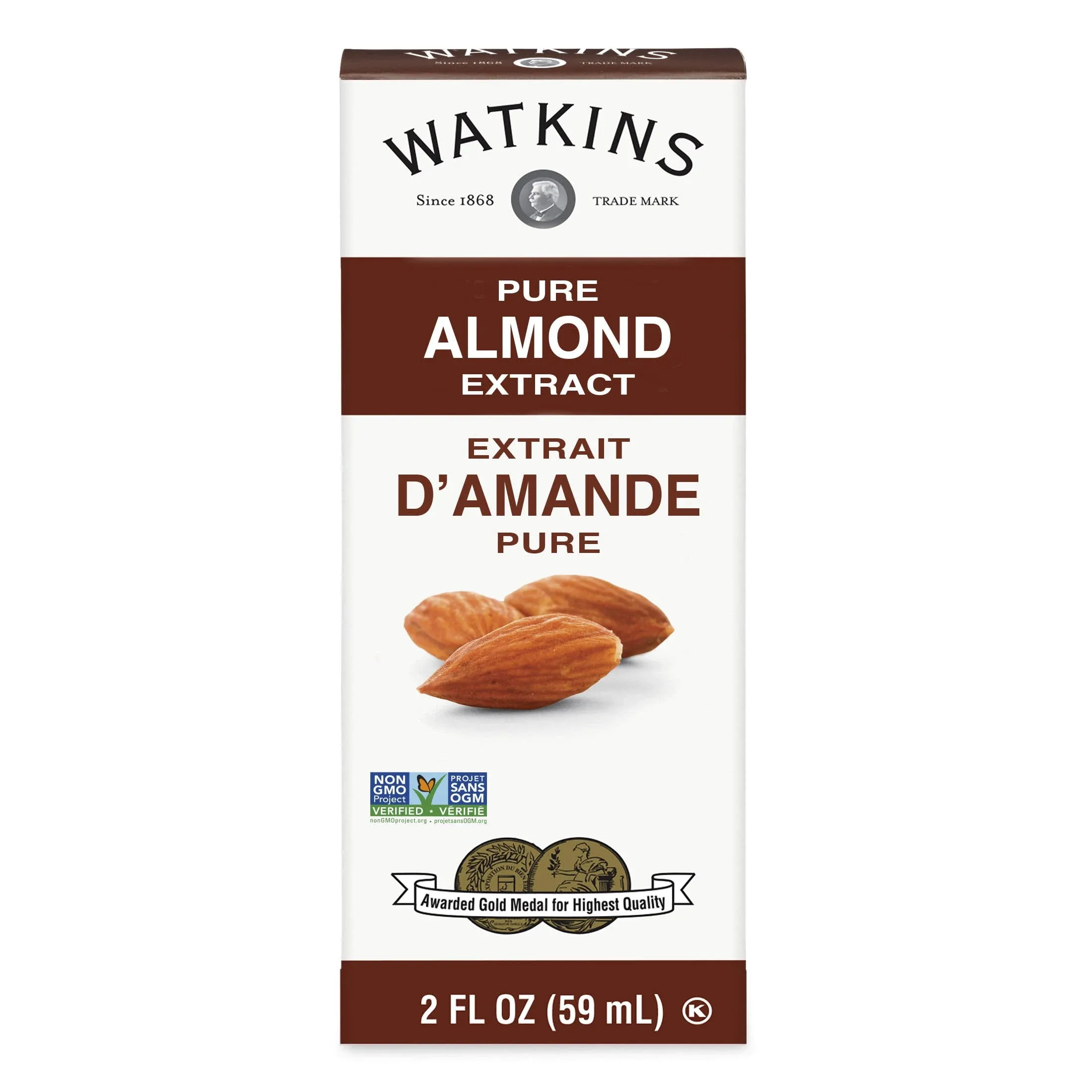 Watkins Pure Almond Extract, 2 Fl Oz (Pack of 1)