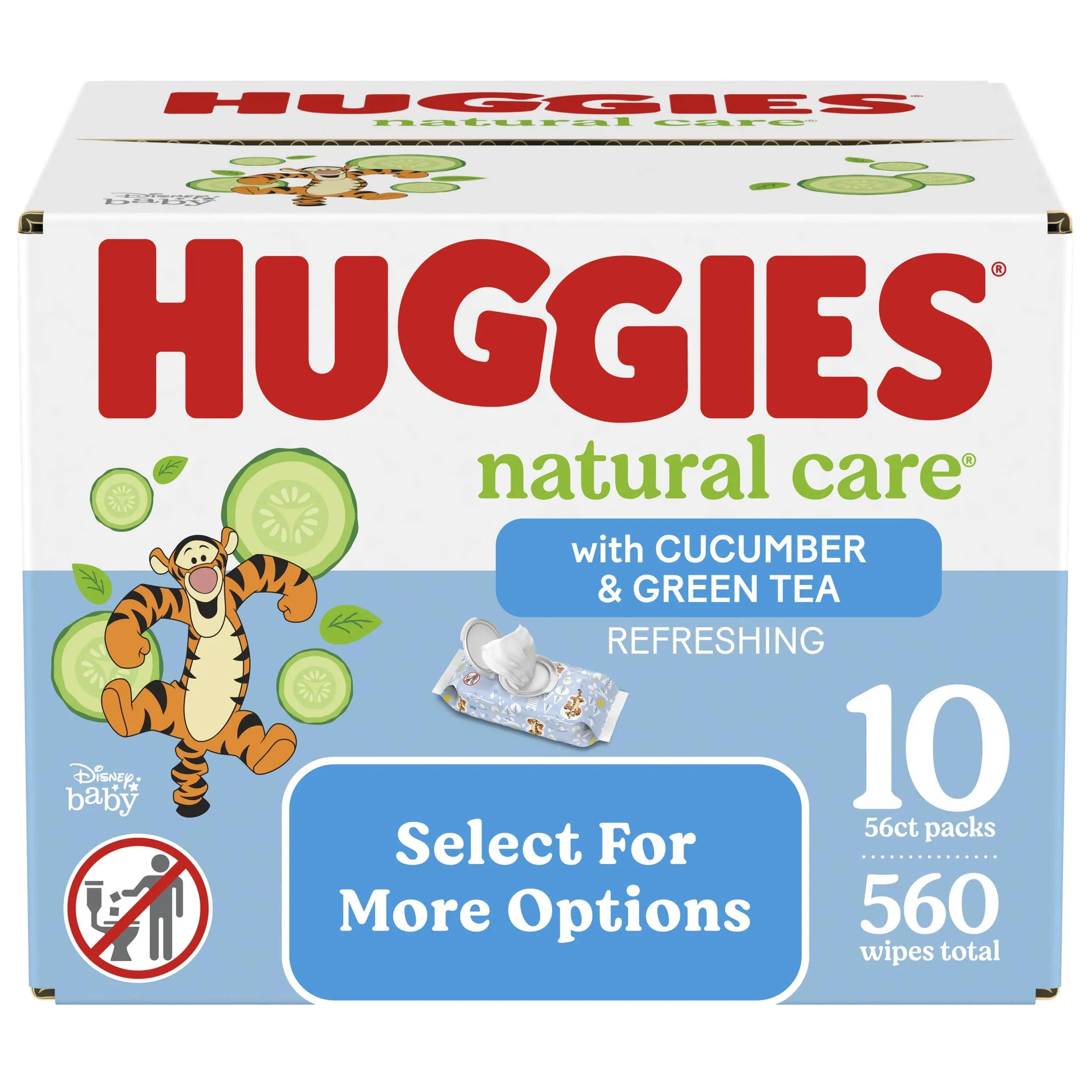 Huggies Baby Wipes Natural Care Refreshing