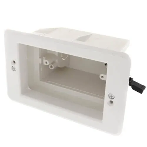 Arlington DVFR1W 1 Gang Recessed Indoor Electrical Box