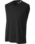 A4 N2295 Men Cooling Performance Muscle T-Shirt Black S