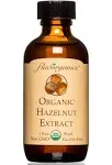 Flavorganics Organic Extract, Hazelnut, 2 Ounce