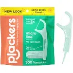 Plackers Dental Flossers, Micro Mint, Value Size - 300 dental flossers