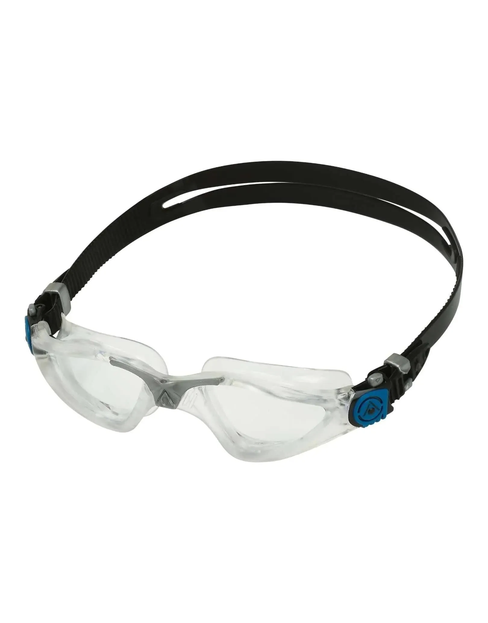 Aqua Sphere Kayenne Goggles - Blue Titanium Mirror Lens Clear & Turquoise