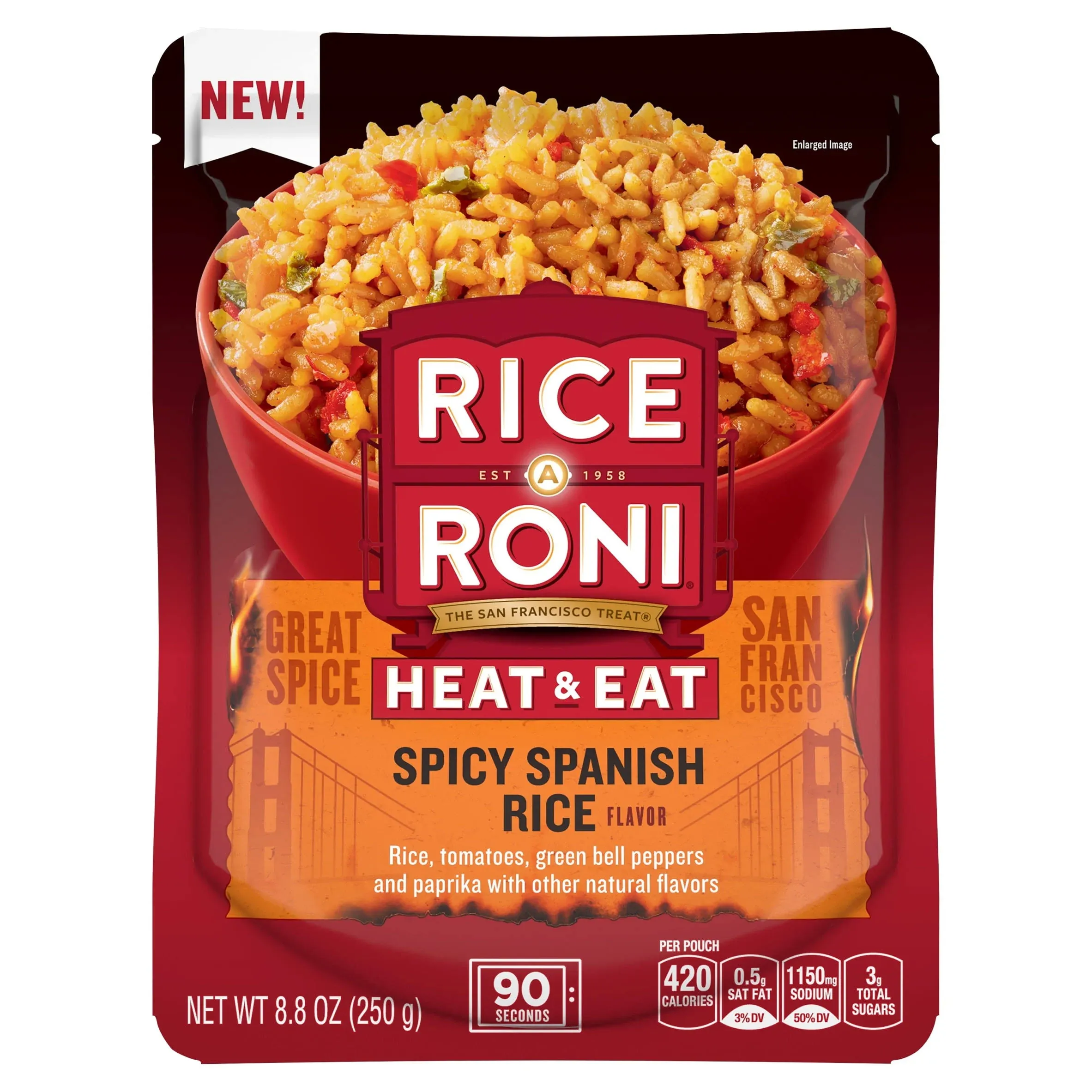 Rice A Roni Heat & Eat Spicy Spanish Rice - 8.8 oz