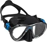 Open Box Cressi Big Eyes Evolution Adult Size Scuba Mask - Blue / Black