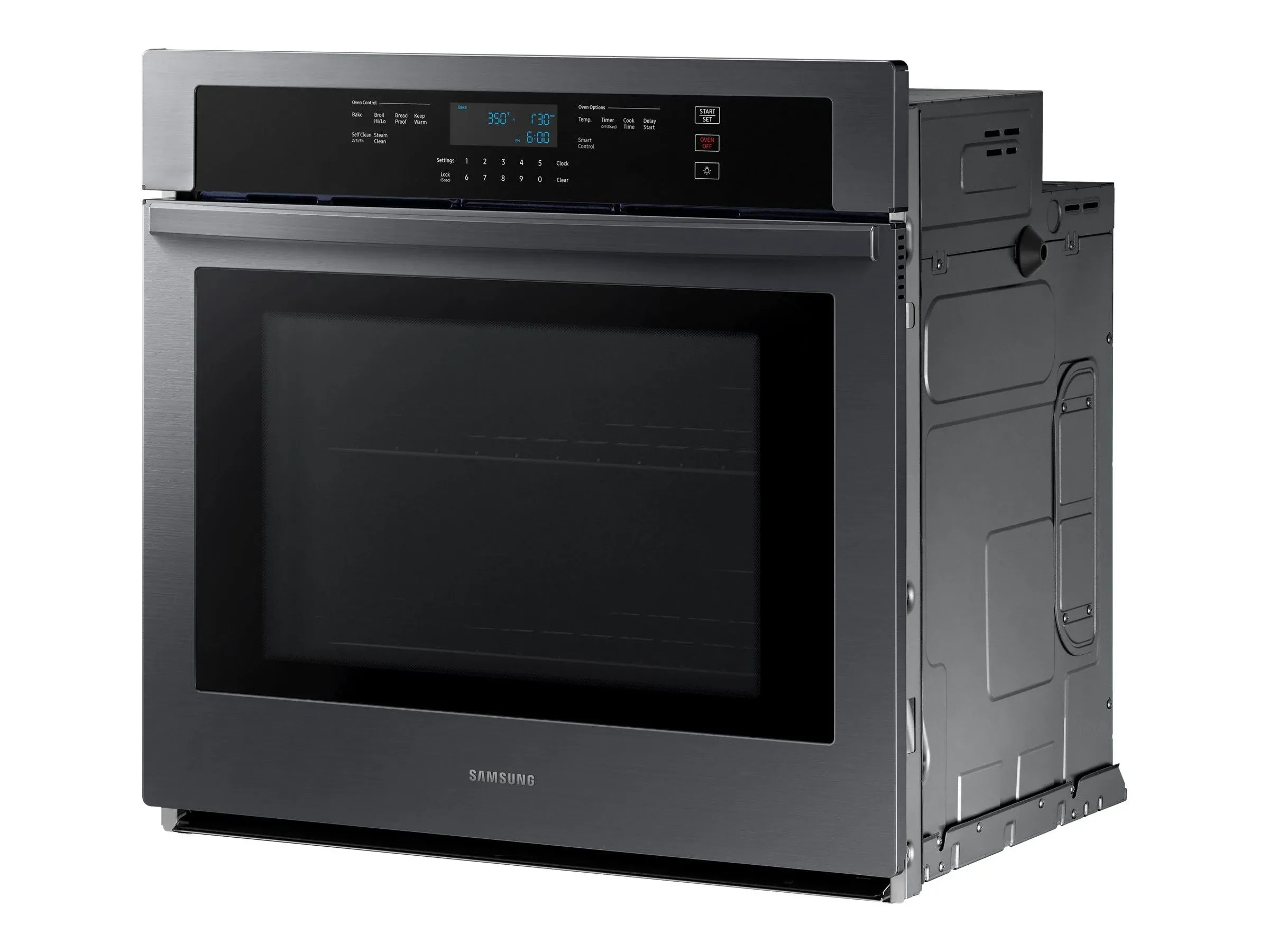 30&quot; Smart Single Wall Oven in Black Stainless Steel