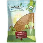 Organic Ground Golden Flaxseed Meal — Cold-Milled, Non-GMO, Kosher, Ra