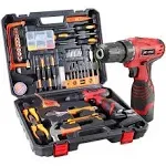 jar-owl 108 Piece Power Tool Combo Kits with 16.8V Cordless Drill