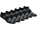 Saucony Men's Rundry Mesh Ventilating Comfort Fit Performance No-Show Socks, Available in M-XXL (6, 12, 18 Pairs)