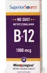 Buy Vitamin B12 60 Count By Superior Source | Herbspro.com