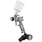 NuMax SPS08 Pneumatic 0.8mm Tip Mini HVLP Gravity Feed Spray Gun with 125cc Plastic Cup