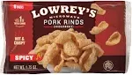 Lowrey's Hot & Spicy Pork Rinds, 1.75 Oz, 18 Count