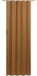 LTL Home Products VS4880K Via Accordion Folding Door, 48" x 80", PVC, Oak