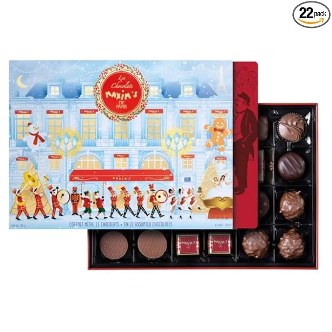 "Maxim's de Paris, Ballotin Assortment 46 French Chocolates"