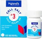 Cell Salt #3 Calc Sulph 6X | 100 Tablets | Hyland's Naturals