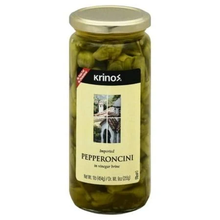 Krinos Pepperoncini 16 oz - Pack of 6