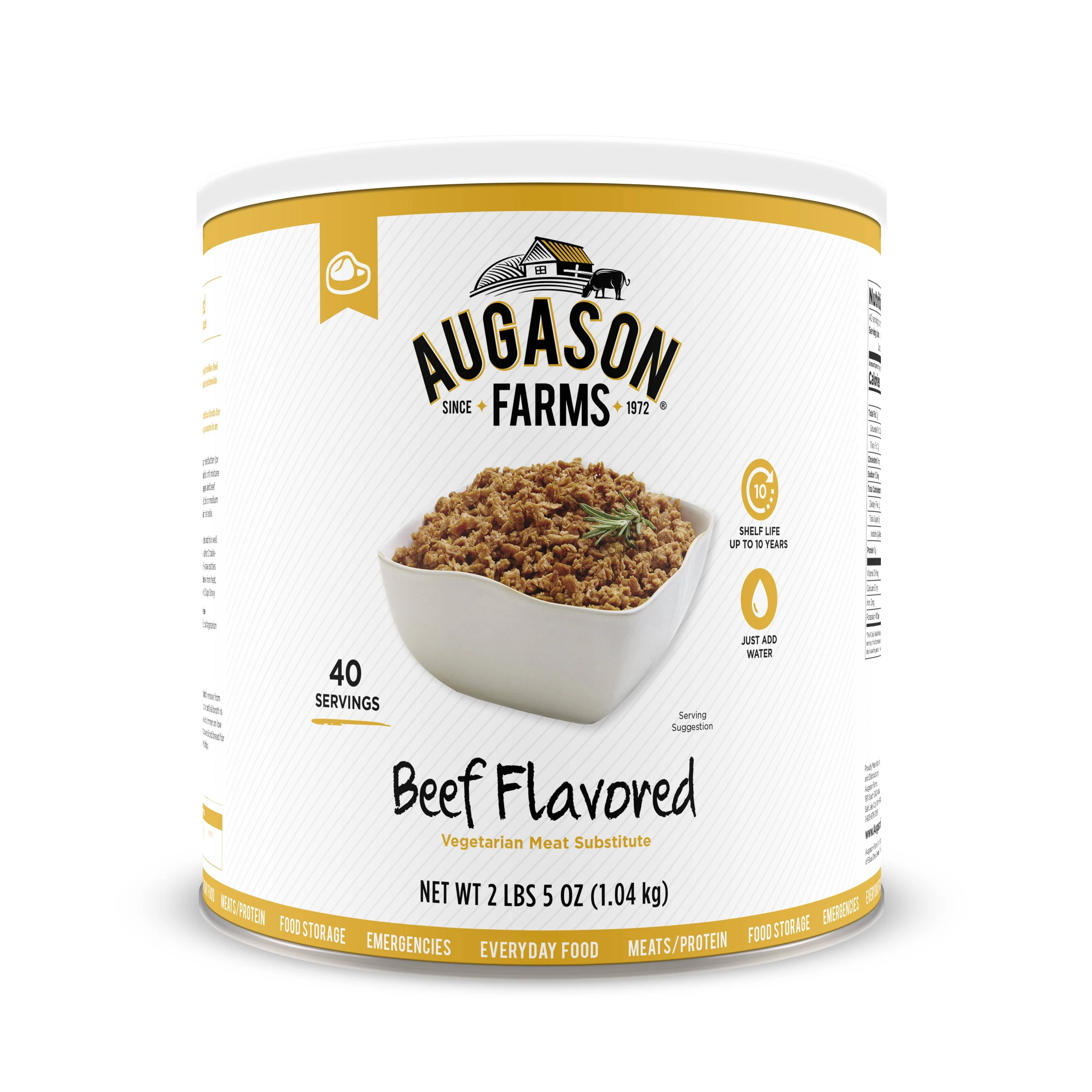 Augason Farms Beef Flavored Meat Substitute