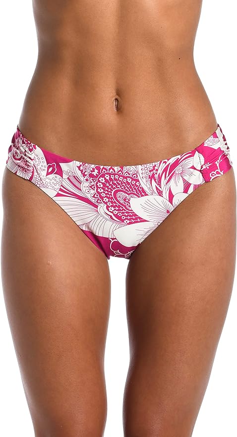 Sunshine 79 Women's Standard Side Shirred Hipster Bikini Swimsuit Bottom