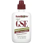 Nutribiotic GSE Grapefruit Seed Extract Liquid Concentrate 2 fl oz