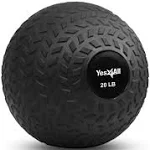 Yes4all Slam Ball, PVC Sand Filled Medicine Ball, 10-40lbs Weight Ball - Tread Black 20lbs, Size: 20 lbs