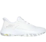 Skechers Women's Slip-Ins: Viper Court Elite Sneaker | Size 5.5 | White | Textile/Synthetic | Machine Washable | Arch Fit