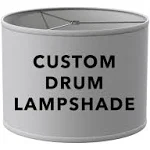 FenchelShades.<wbr/>com Fully Customizable Drum Lampshade with Washer Multicolor 