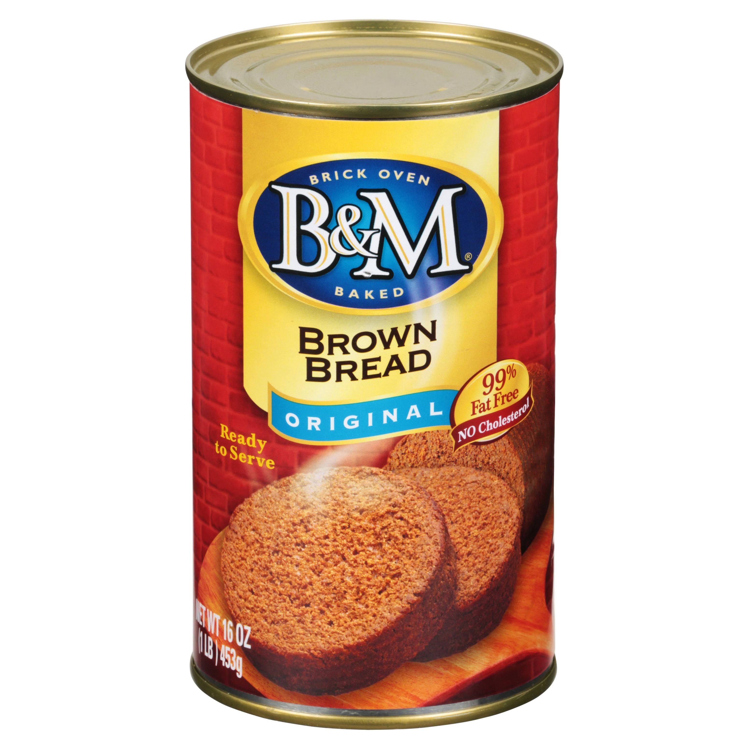 B & M Brown Bread, Original, 16 Ounce (Pack of 12)