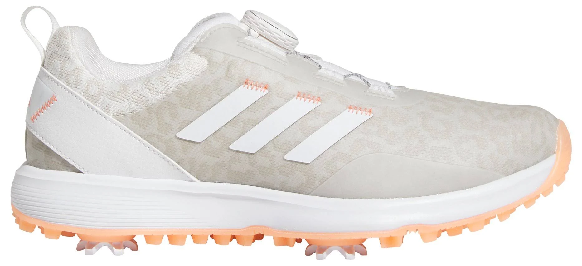 Adidas Women's S2G BOA Golf Shoes, Size 9, White/Coral