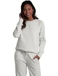 Fruit of The Loom Women's Crafted Comfort Favorite Fleece Crew